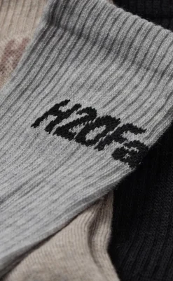 H2O Fagerholt Strømper - Suck Socks - Black/Beige/Grey