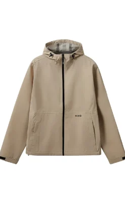 H2O Regnjakke - Bornholm - Warm Grey