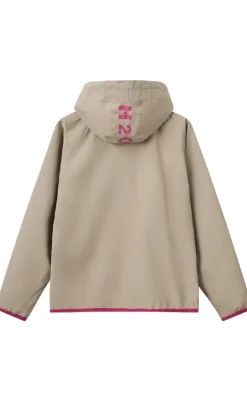 H2O Regnjakke - Rømø Festival - Warm Grey/Wild Pink