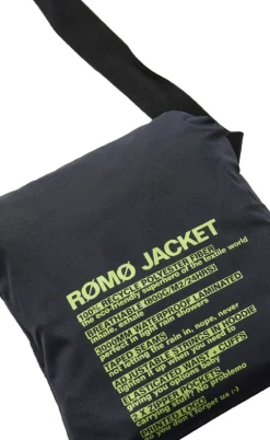 H2O Regnjakke - Rømø Festival - Navy/Lime