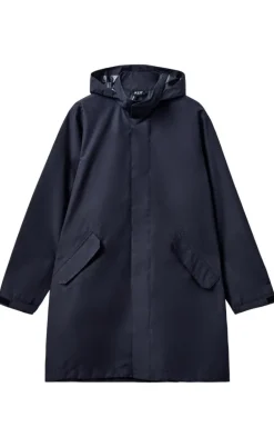 H2O Regnjakke - Rømø Long Unisex - Navy