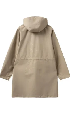 H2O Regnjakke - Rømø Long Unisex - Warm Grey