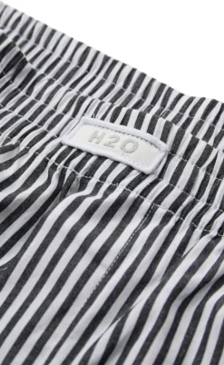 H2O Shorts - Rønne Essential - Black/White Stripe