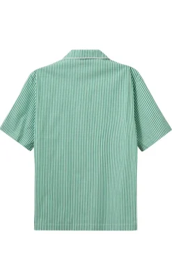 H2O Skjorte - Rønne Essential - Green/White