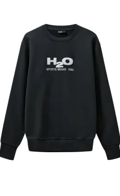 H2O Sweater - Logo Sweat O'Neck - Navy/White