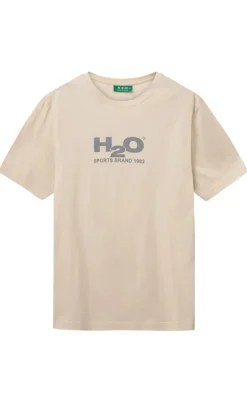 H2O T-Shirt - Logo - Chalk/Grey