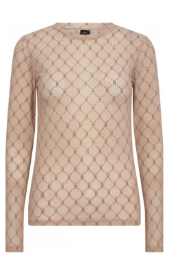 Hype The Detail Bluse - Mesh - Golden