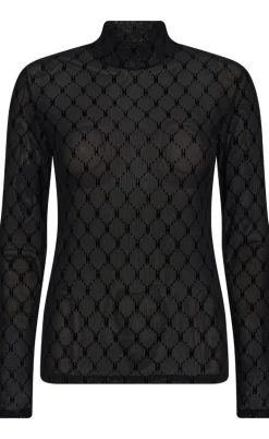Hype The Detail Bluse - Mesh Turtle Neck - 9
