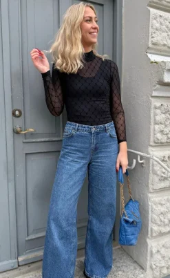 Hype The Detail Bluse - Mesh Turtle Neck - 9