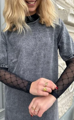 Hype The Detail Bluse - Mesh Turtle Neck - 9