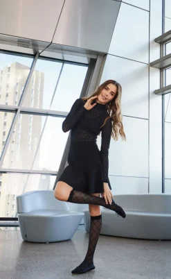 Hype The Detail Bluse - Mesh Turtle Neck - 9