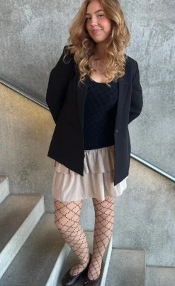 Hype The Detail Strømpebukser - Logo 25 Denier - Golden