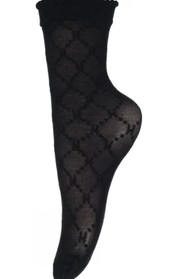 Hype The Detail Strømper - Logo 25 Denier - Black