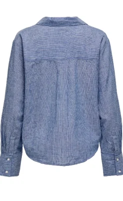 JDY Skjorte - Mila - Star Sapphire/Cloud Dancer