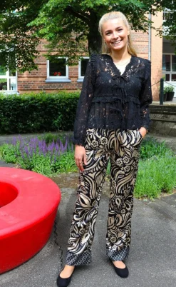 Liberte Bluse - Nartina LS Tie - Black