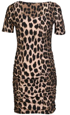 Liberte Kjole - Alma SS - Big Lux Leo/Fossil