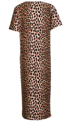 Liberte Kjole - Alma T-shirt - Lux Leo/Red Heart