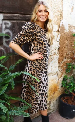 Liberte Kjole - Winnie - Big Lux Leo