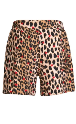 Liberte Shorts - Alma - Lux Leo/Red Heart
