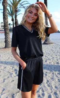 Liberte Shorts - Felia - Black Simili