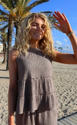 Liberte Top - Anni - Brown