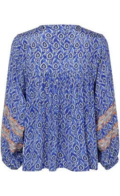 Lollys Laundry Bluse - Teel - Blue