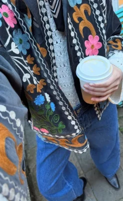 Lollys Laundry Jakke - Amby - Washed Black