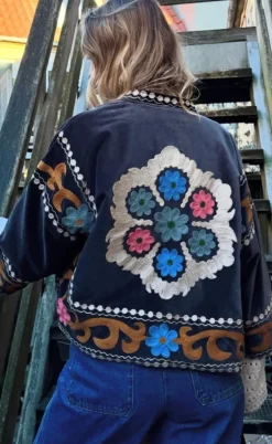 Lollys Laundry Jakke - Amby - Washed Black