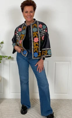 Lollys Laundry Jakke - Amby - Washed Black