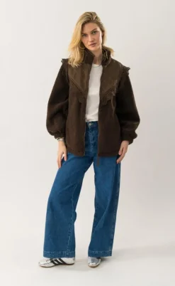 Lollys Laundry Jakke - Fall - Dark Mokka