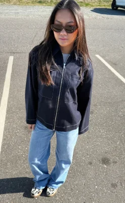 Lollys Laundry Jakke - Khai - Dark Blue