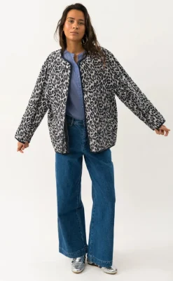 Lollys Laundry Jakke - Lily - Leopard Print