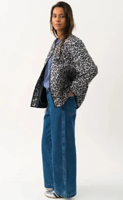 Lollys Laundry Jakke - Lily - Leopard Print