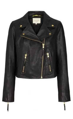 Lollys Laundry Jakke - Madison - Black / Gold