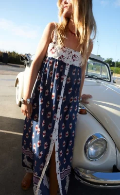 Lollys Laundry Kjole - Kia - Dark Blue