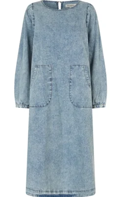 Lollys Laundry Kjole - Lucas - Washed Denim