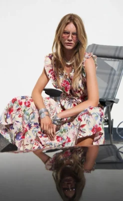 Lollys Laundry Kjole - Samo - Flower Print