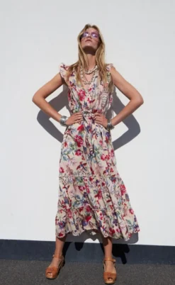 Lollys Laundry Kjole - Samo - Flower Print