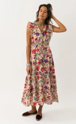 Lollys Laundry Kjole - Samo - Flower Print