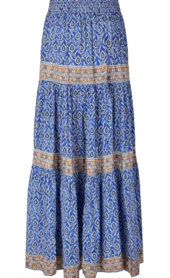 Lollys Laundry Nederdel - Diamond - Blue