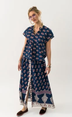 Lollys Laundry Nederdel - Rio - Dark Blue