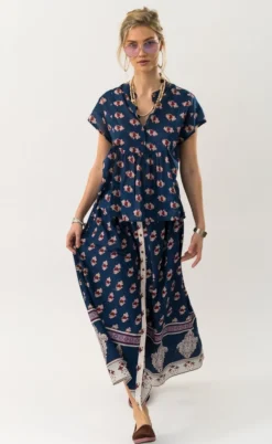 Lollys Laundry Nederdel - Rio - Dark Blue