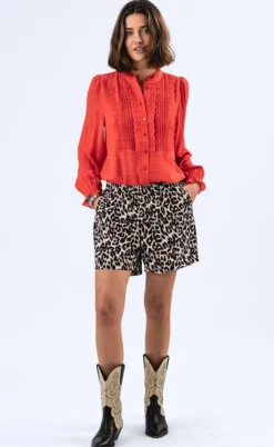 Lollys Laundry Shorts - Asta - Leopard Print