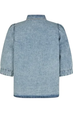 Lollys Laundry Skjorte - Bono - Washed Denim