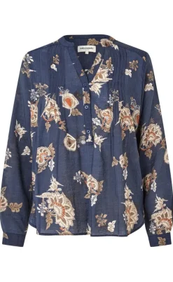Lollys Laundry Skjorte - Helena - Dark Blue