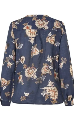 Lollys Laundry Skjorte - Helena - Dark Blue