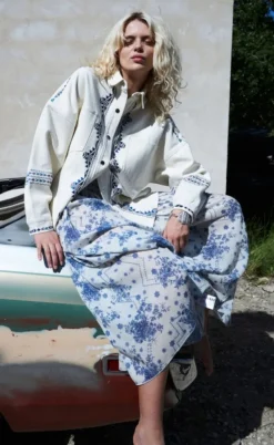 Lollys Laundry Skjorte - Veida - Creme