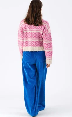 Lollys Laundry Sweater - Lottie Jumper - Neon Pink