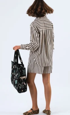 Lollys Laundry Taske - Zelkova - Washed Black