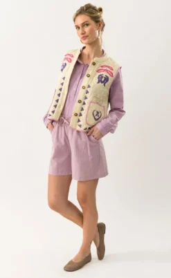 Lollys Laundry Vest - Cairo - Creme